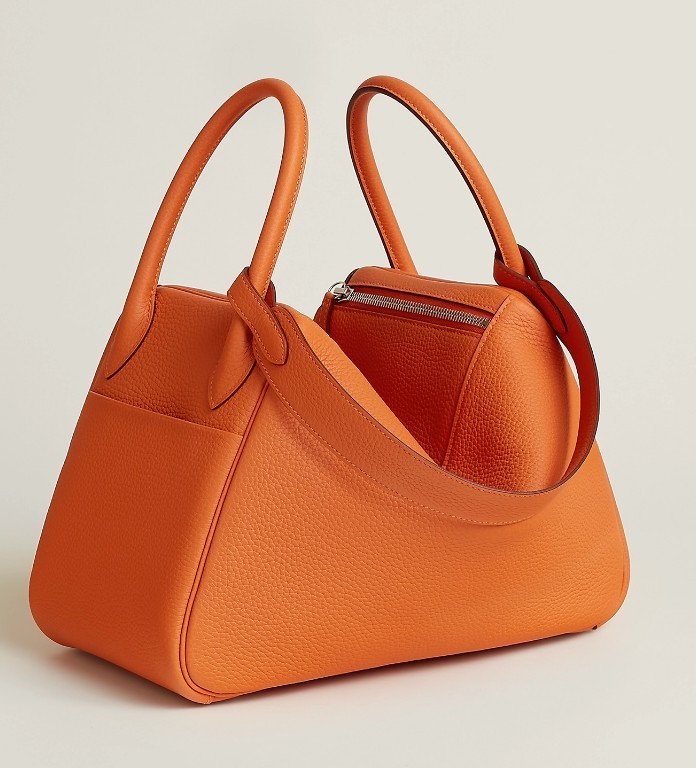 【希少! リンディ 30】HERMES Lindy ショルダー 金具ゴールド - 画像 (4)