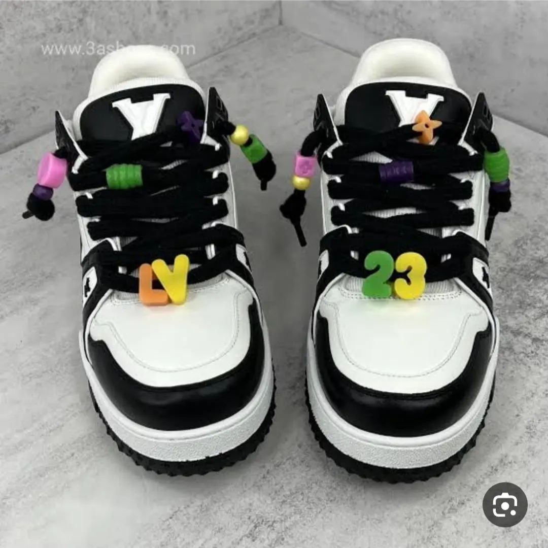 カップルスタイル LV ルイヴィトン DIY バックル スニーカー スニーカー - 画像 (4)