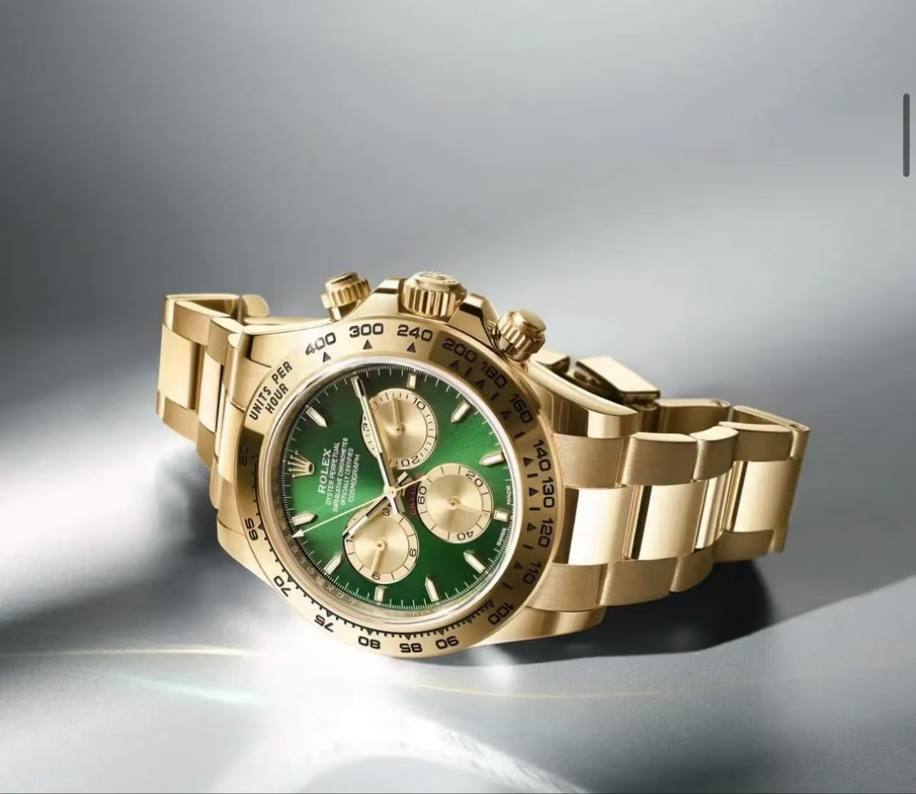 NEW コスモグラフ デイトナ オイスター 40 mm イエローゴールド - 画像 (3)