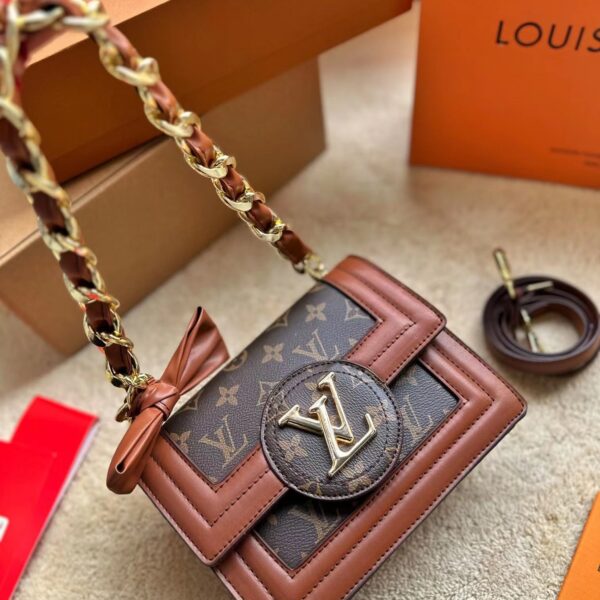 L&v メッセンジャーバッグ 社交界スタイル ぜいたく