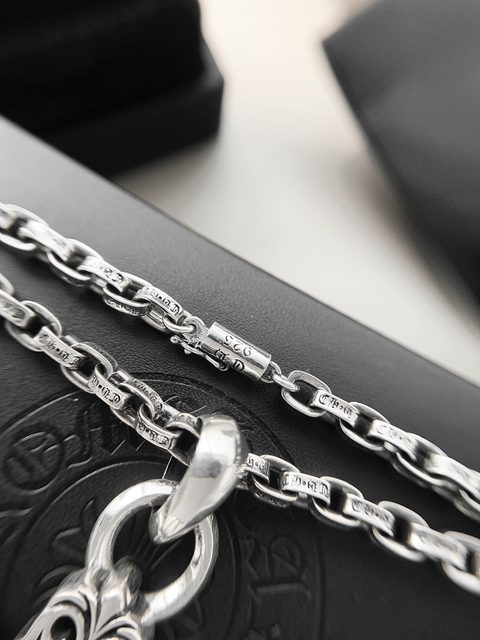 NEW【Chrome Hearts】ネックレス、新しいネックレス万能シンプルファッションオーナメント - 画像 (7)