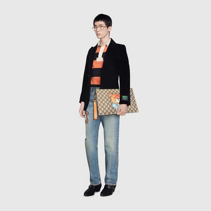 GUCCI(グッチ) × KAI テディベア クラッチバッグ - 画像 (8)