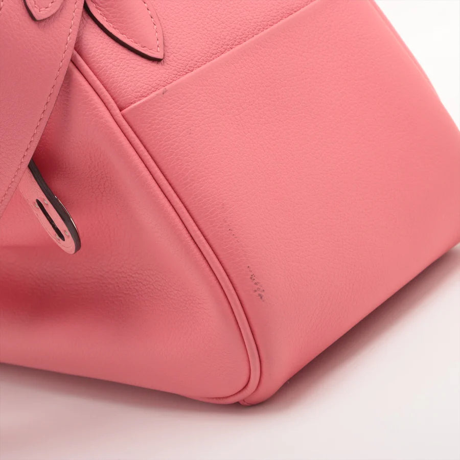 エルメス リンディ26 エバーカラー ローズアザレ シルバー金具 - 画像 (6)