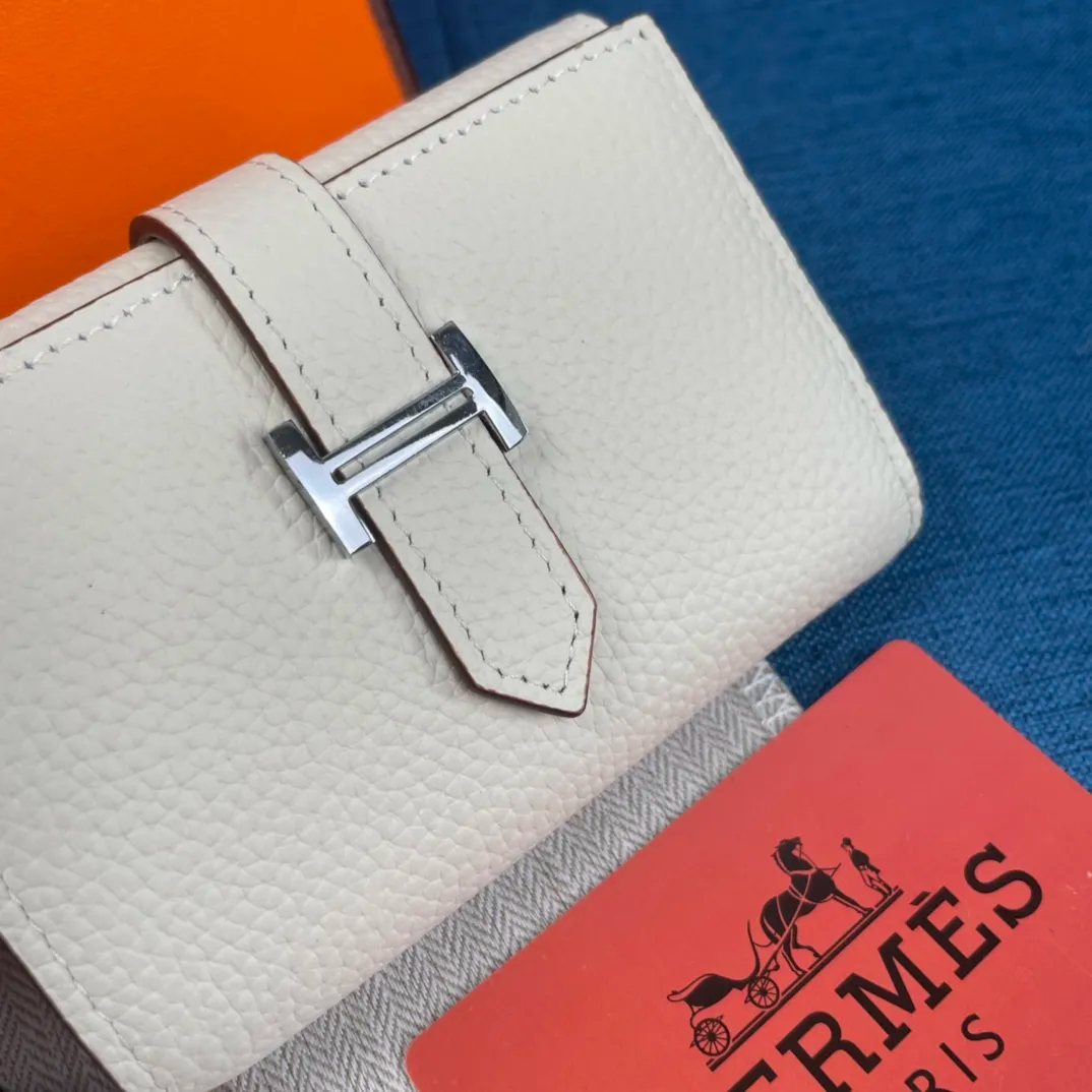 HERMÈS 三つ折り財布 8カラー 10X12CM - 画像 (10)