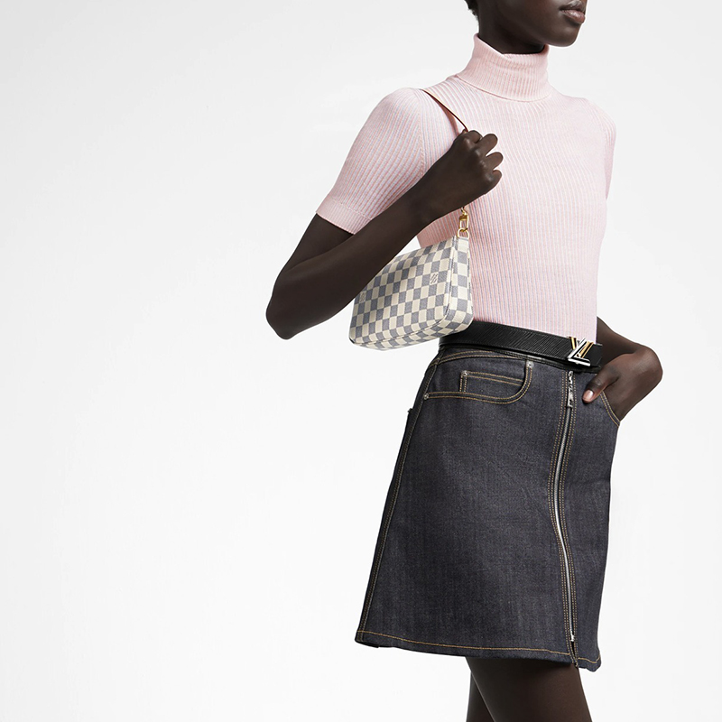 LVヴィトンミニスカートワンピースに合うパーティにもハンドバッグ - 画像 (4)