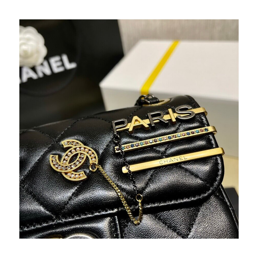【入手困難】25ans雑誌掲載!中条あやみ愛用Chanel Pearls Charms Mini Flap Bag AS2978 - 画像 (8)