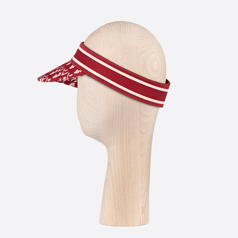 【DIOR】夏のお洒落に!上品なロゴ刺繍入りD-OBLIQUEバイザー - 画像 (10)