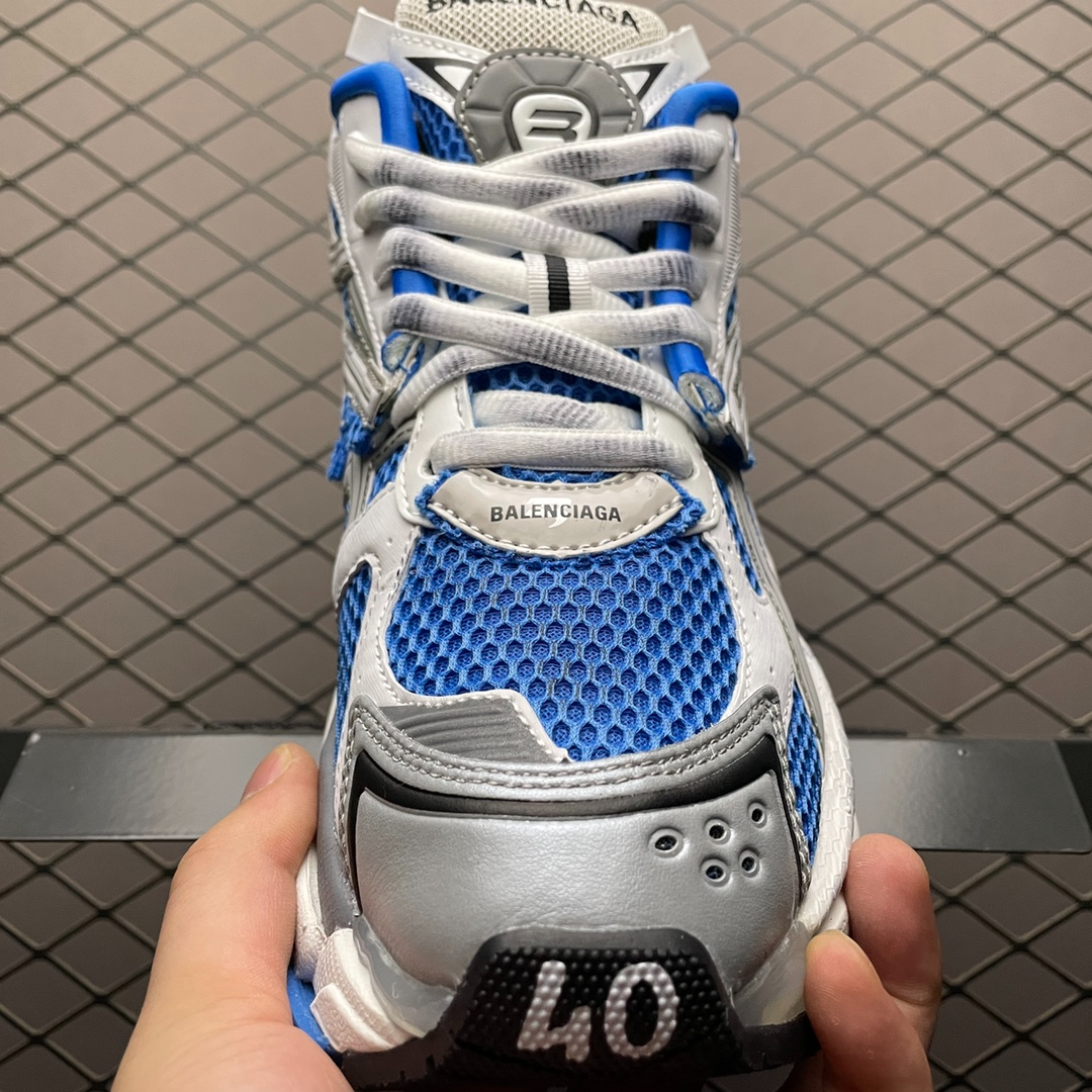 Balenciaga Runner Sneaker White/Blue(677403W3RB34912) - 画像 (7)