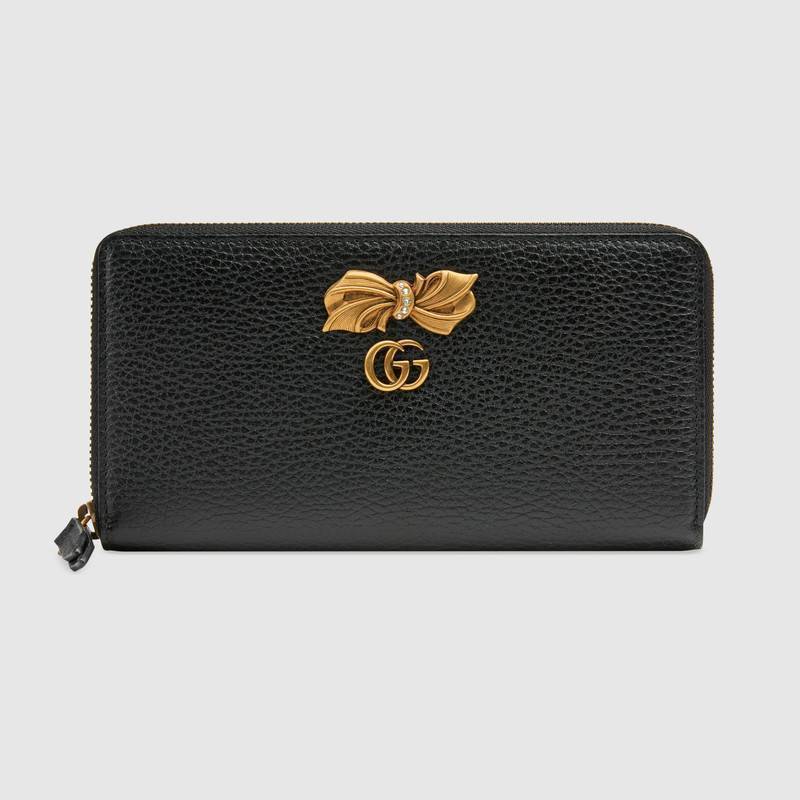 ボウ レザー ジップアラウンドウォレット - 画像 (5)