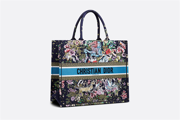 DIOR BOOK TOTE バッグ D-Constellation エンブロイダリー (42 x 35 x 18.5 cm) - 画像 (2)