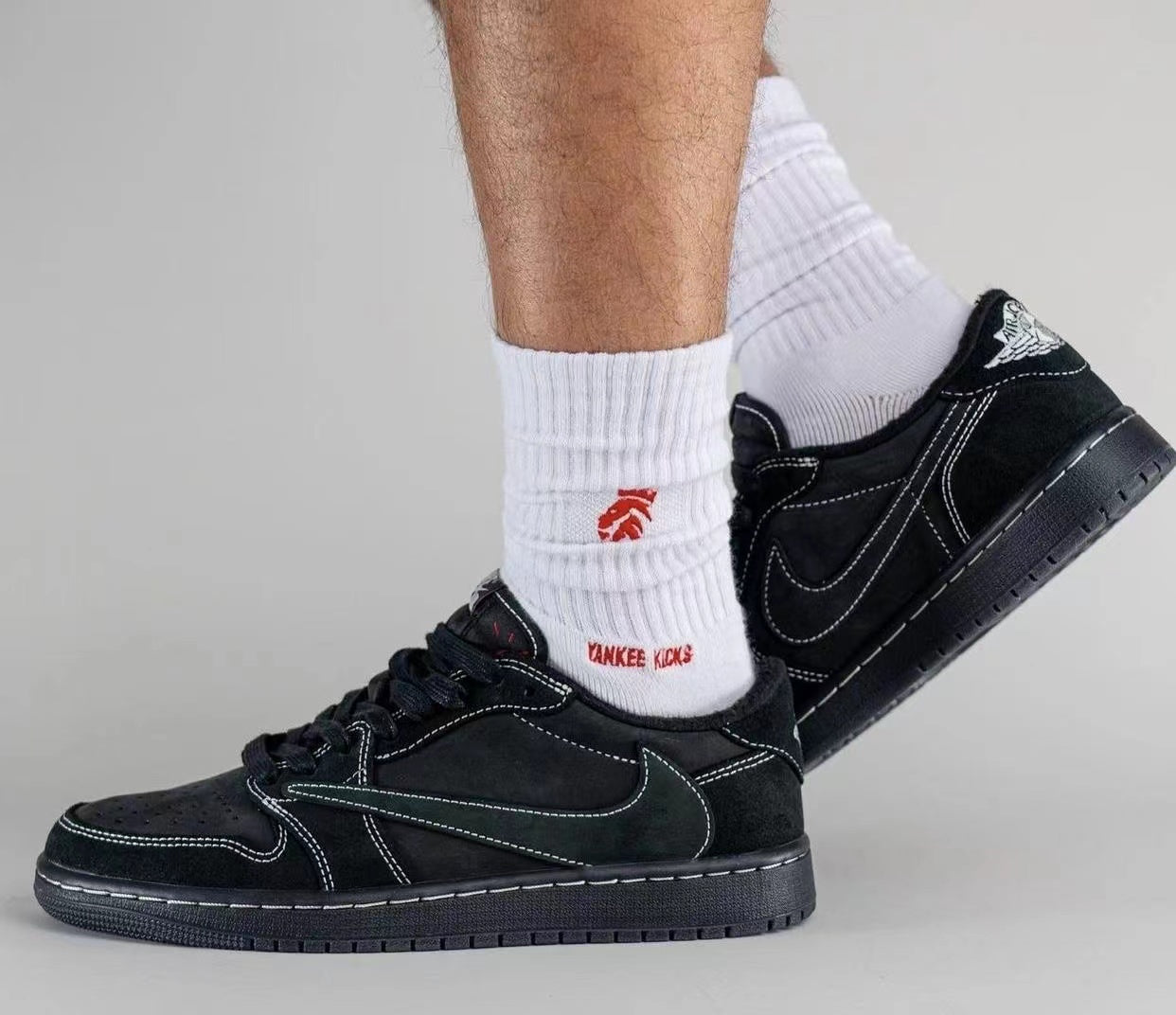【人気急上昇で入手困難!】Travis Scott x Nike Air Jordan 1 Low OG SP"Black/Phantom"AJ1 ジョーダン世代の定番 ローカット カルチャー 多用途 カジュアル スポーツ バスケットボールシューズ - 画像 (11)