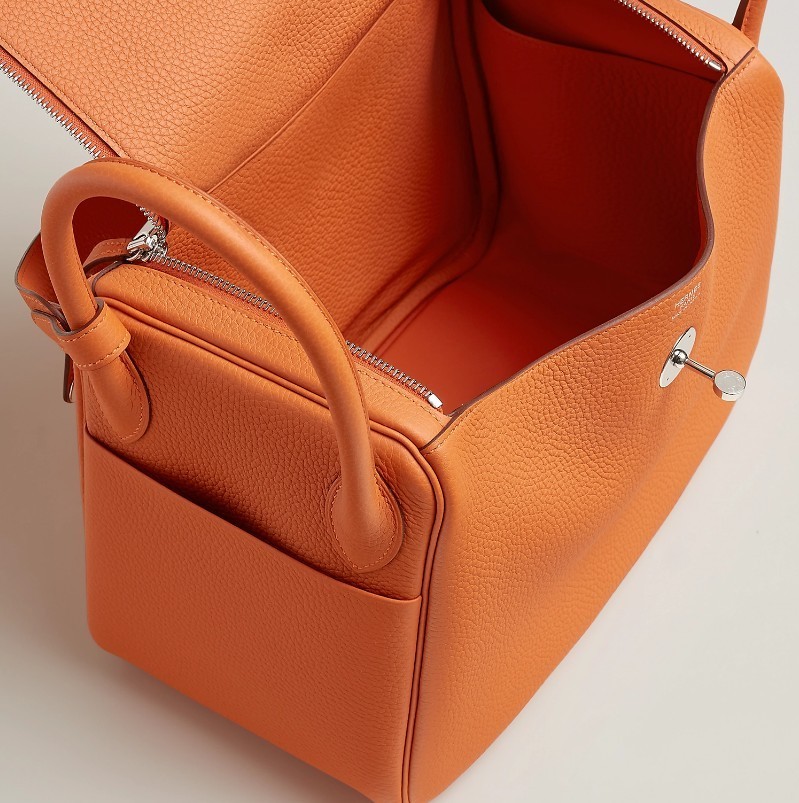 【希少! リンディ 30】HERMES Lindy ショルダー 金具ゴールド - 画像 (6)