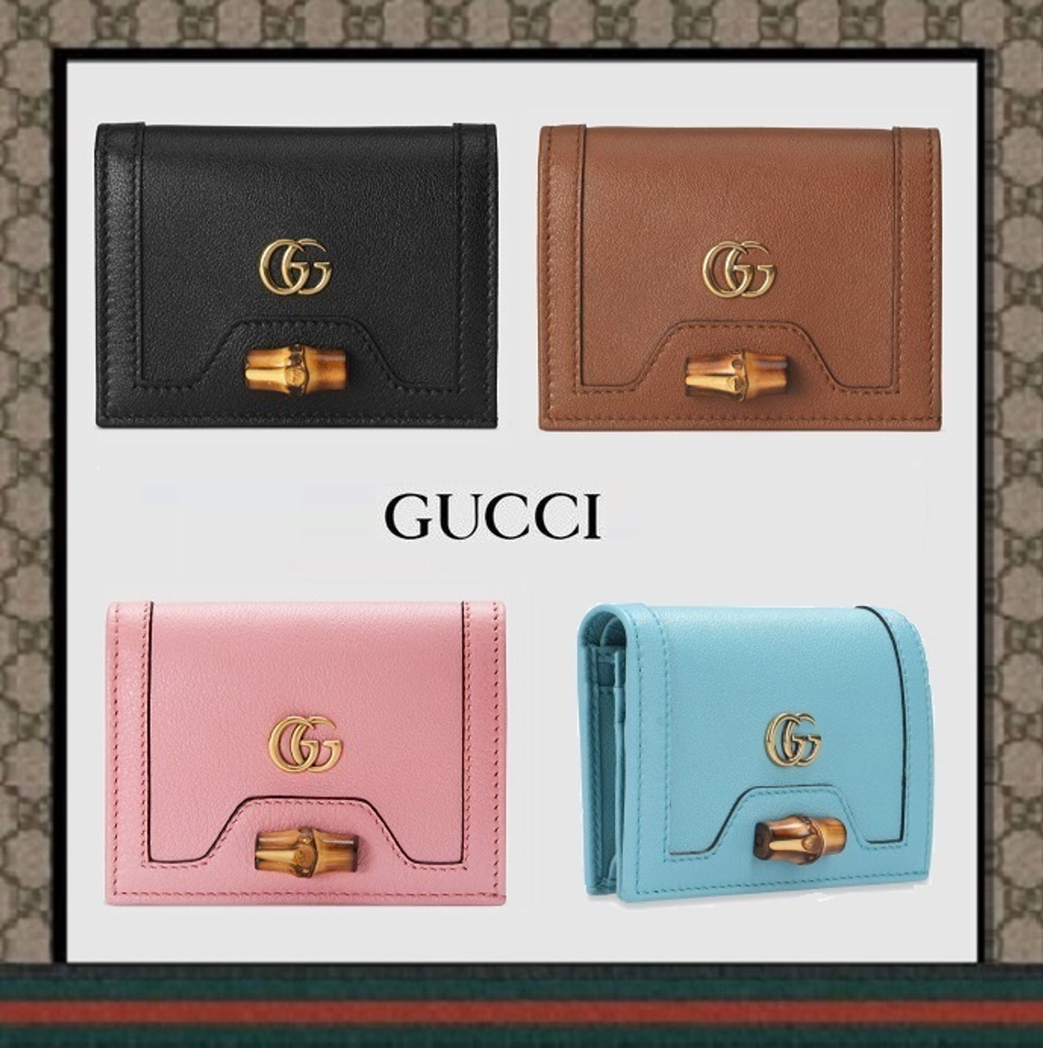 入手困難【GUCCI】 バンブー付き カードケース ウォレット - 画像 (6)
