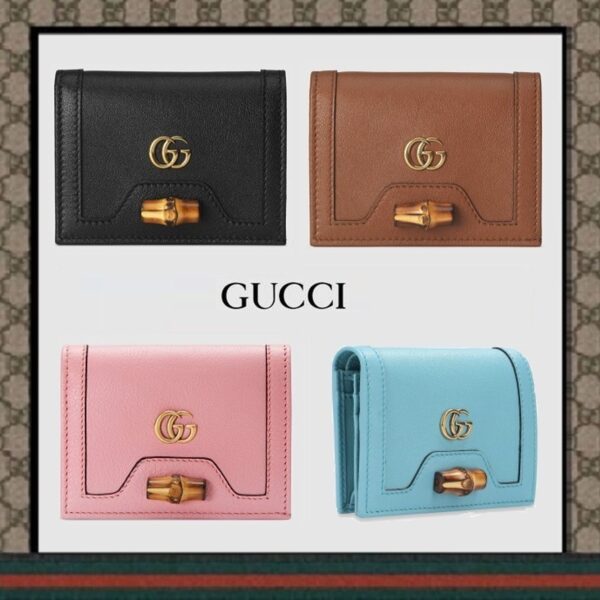 入手困難【GUCCI】 バンブー付き カードケース ウォレット