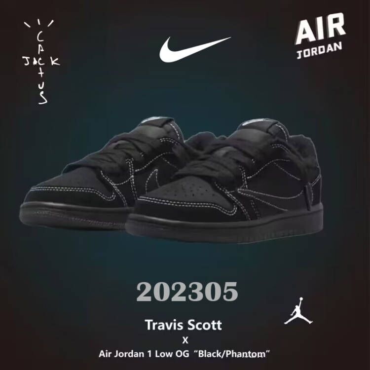 【人気急上昇で入手困難!】Travis Scott x Nike Air Jordan 1 Low OG SP"Black/Phantom"AJ1 ジョーダン世代の定番 ローカット カルチャー 多用途 カジュアル スポーツ バスケットボールシューズ - 画像 (15)