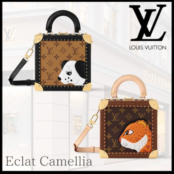 【デザインがお洒落♪】Louis Vuitton★ミニトランクバッグ M11206 M11210