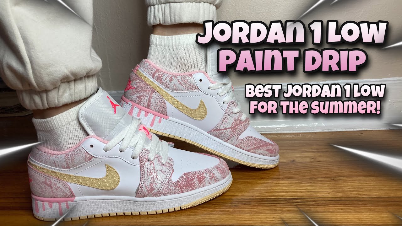 大人も履ける*NIKE Air Jordan 1 Low GS 'Strawberry Ice Cream' - 画像 (6)