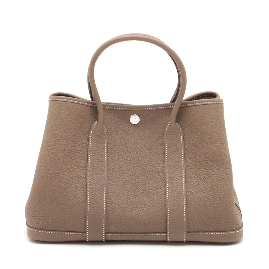 エルメス ガーデンパーティTPM カントリー エトゥープ シルバー金具 - 画像 (8)