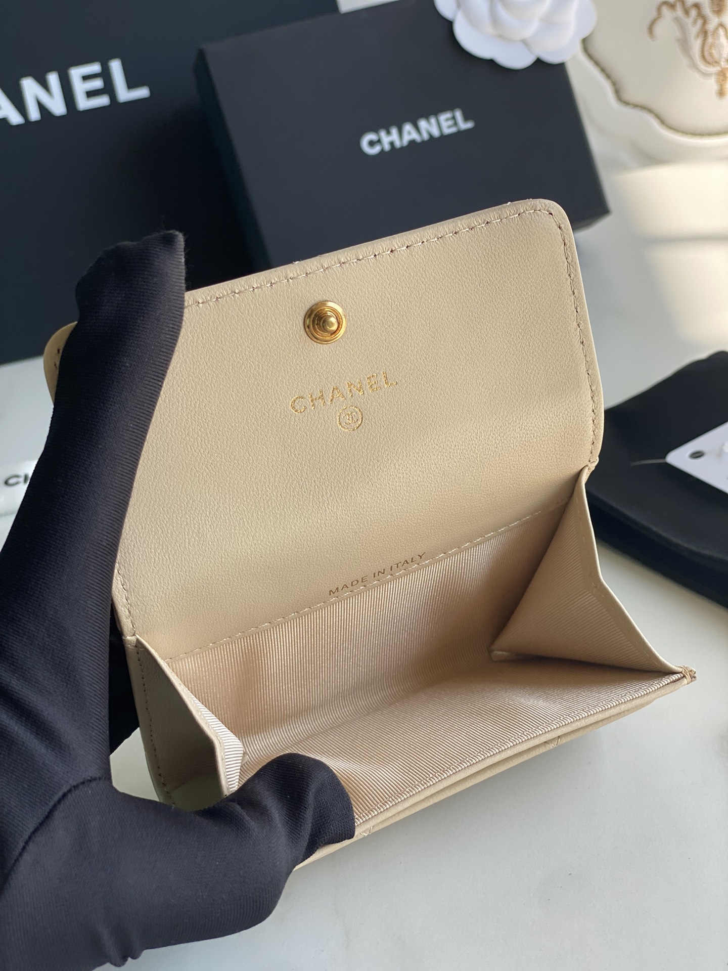 CHANEL 19 FLAP CARD HOLDER AP1790 - 画像 (4)