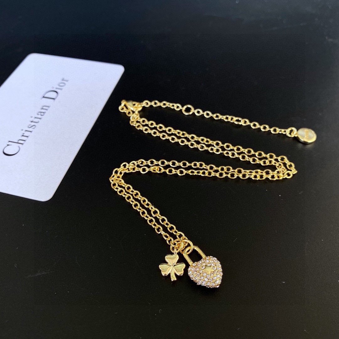 🔥2 個購入すると、最低価格の 1 個が無料になります🔥Dior (ディオール) ネックレス - 画像 (8)