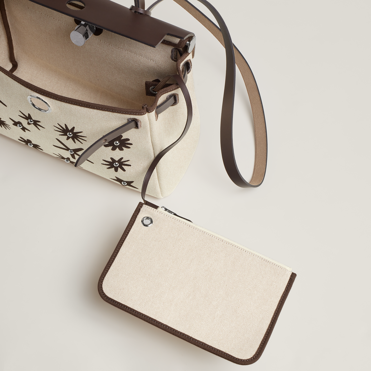 Herbag ジップ 31ホブネイル ハンドバッグ1 - 画像 (4)