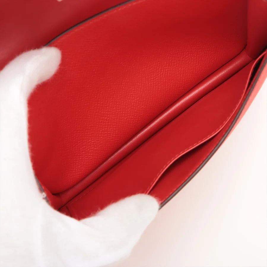 エルメス コンスタンス3 ミニ18 ヴォーエプソン ルージュクー ゴールド金具 - 画像 (7)