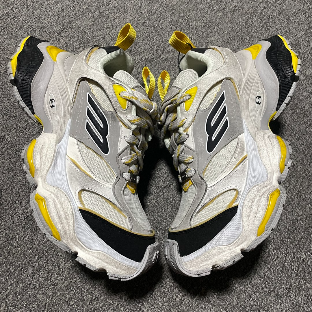 Balenciaga Cargo Sneaker Exclusive Release Gray/Black/Yellow(784341W2MV11170) - 画像 (9)