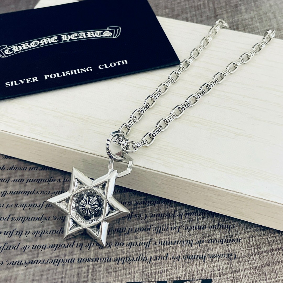 【Chrome Hearts】ネックレス、新しいネックレス万能シンプルファッションオーナメント11 - 画像 (4)