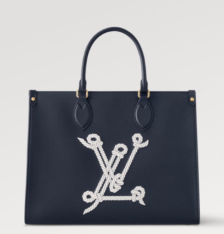 新作24SS【Louis Vuitton】オンザゴー MM トートバック ネイビー M24834 - 画像 (3)