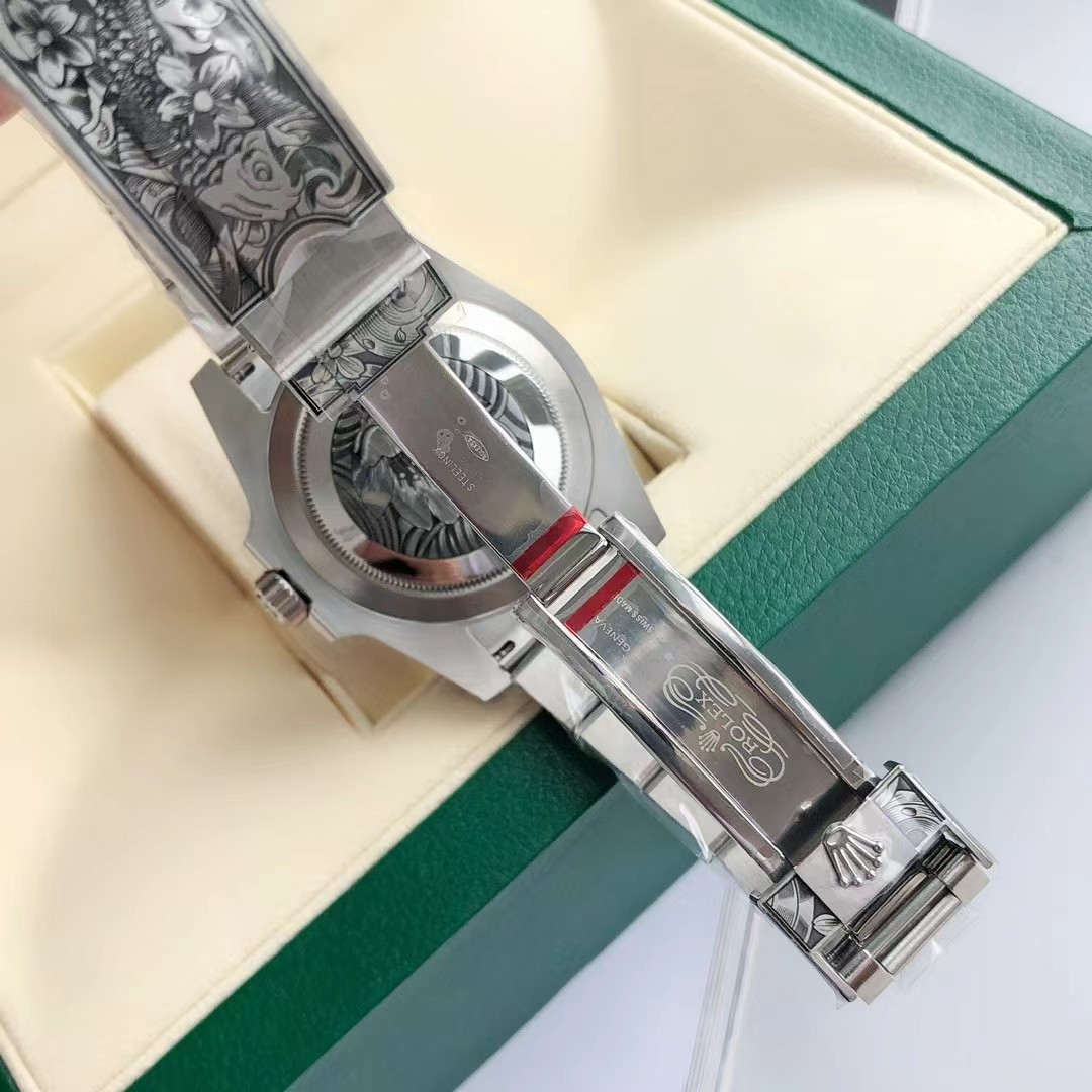 ロレックス サブマリーナーデイト 彫金 116610LV/116610LN - 画像 (18)