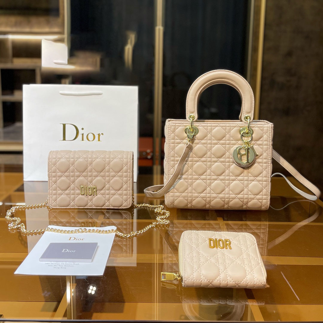 【ディオール国内配送】LADY DIOR マイクロバッグ【最短発送!】3点セット お得 - 画像 (4)