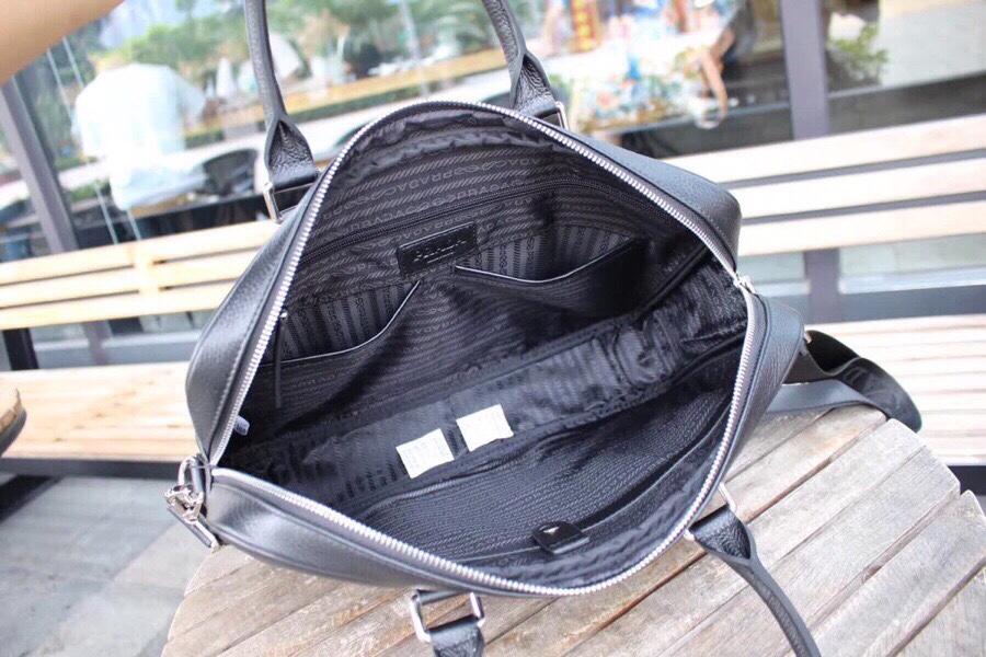【PRADA 公式 旗艦店】プラダ ブリーフケース 当日出荷 好評に付き再入荷!39*30*6CM - 画像 (4)