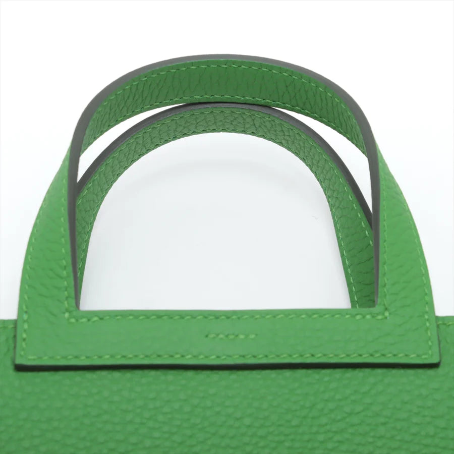 エルメス アルザン25 トリヨンクレマンス ヴェールユッカ シルバー金具 - 画像 (4)