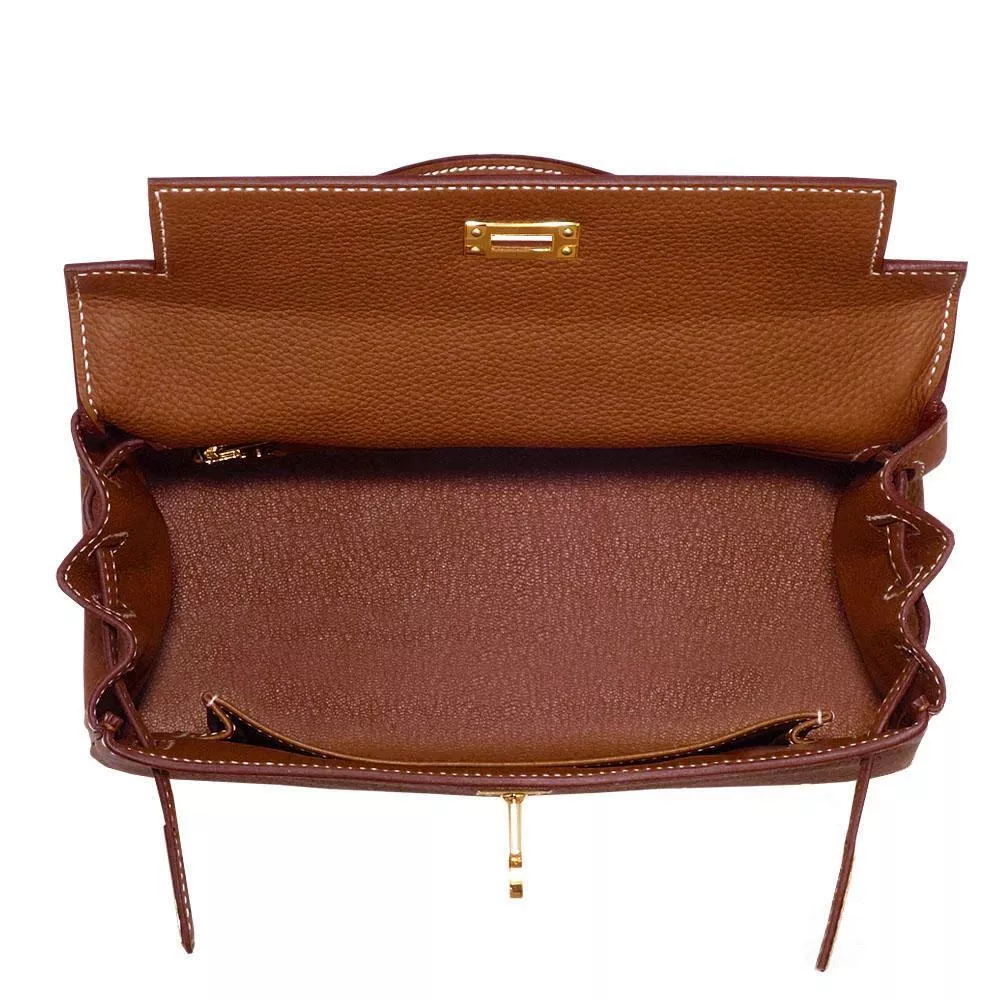 【HERMES】エルメス ケリー 25cm トゴ ゴールド金具 - 画像 (6)