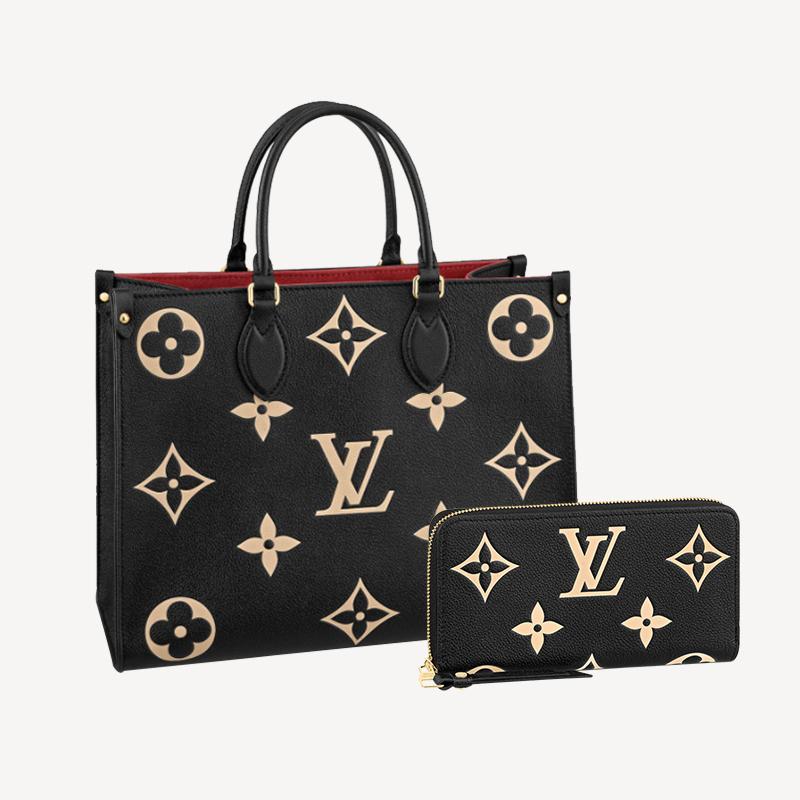 LOUIS VUITTON オンザゴー MM&長財布 2点セット お得 Ref:M45495+M80481 - 画像 (2)