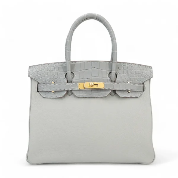 ランク N 新品 HERMÈS エルメス バーキン30 タッチ グリパール (80) トゴ クロコダイル アリゲーター マット ゴールド金具 B刻印