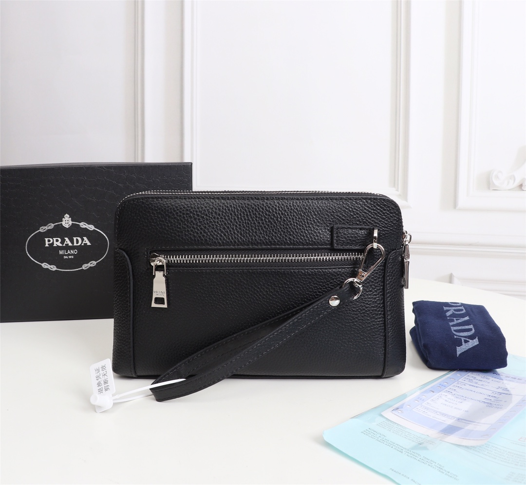 【PRADA 公式 旗艦店】プラダ クラッチバッグ当日出荷 好評に付き再入荷!24*14*5CM - 画像 (2)