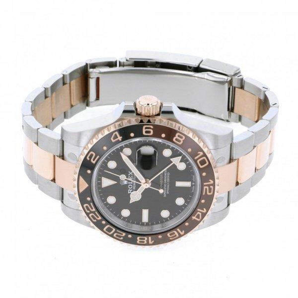 GMTマスターⅡ ウォッチ : エバーローズロレゾール - オイスタースチール&18 CT エバーローズゴールド - M126711CHNR-0002 - 画像 (2)