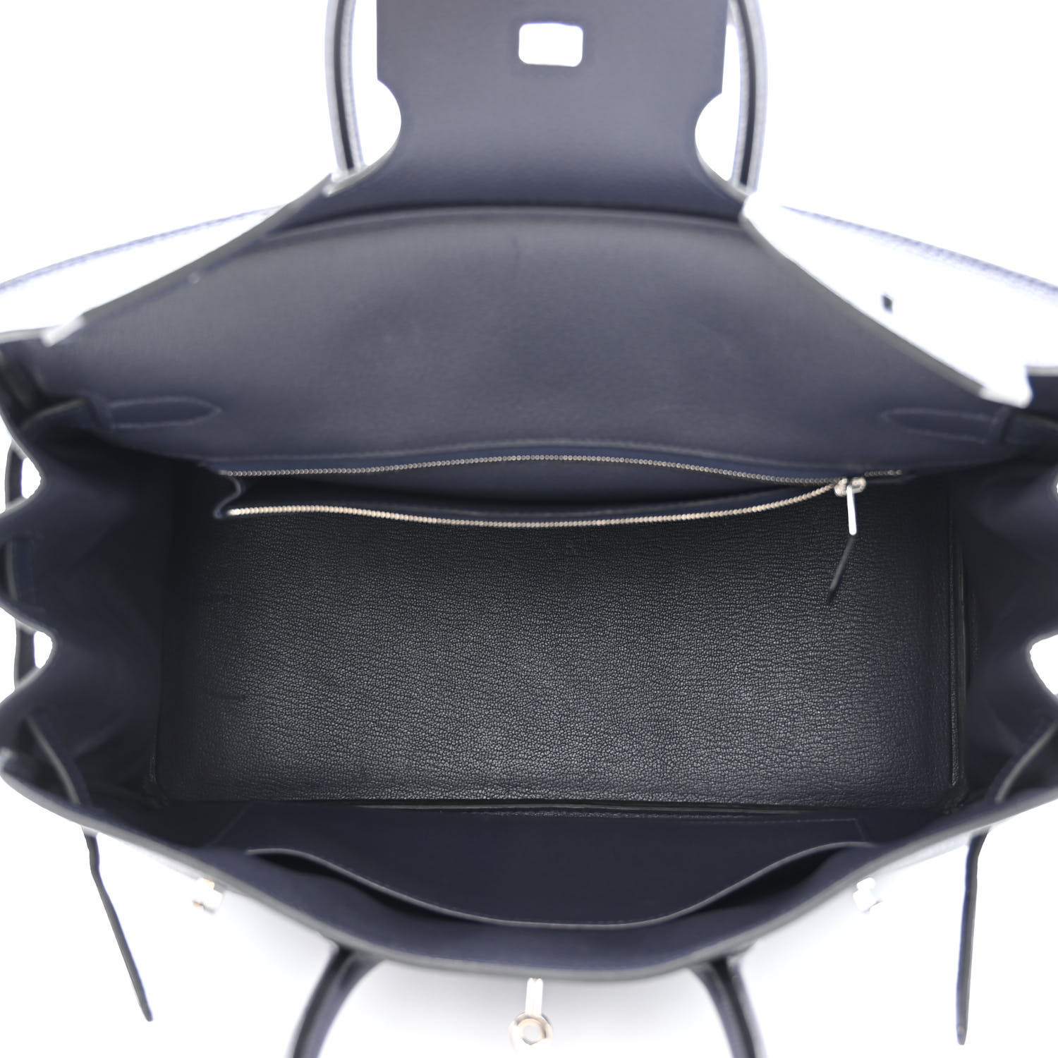 HERMES エルメス バーキン 25cm トゴ ブラック シルバー金具 - 画像 (4)