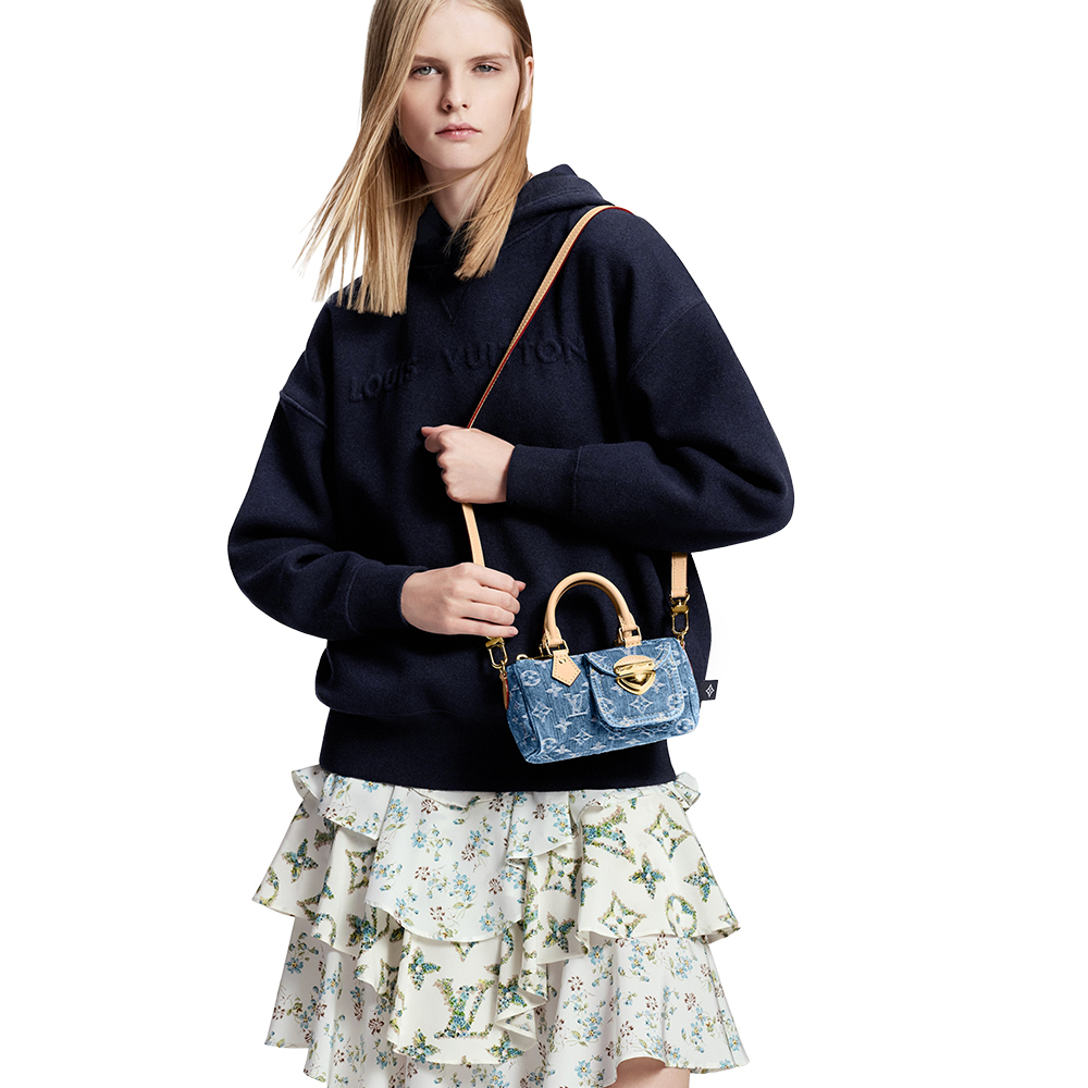 《デニムブルー♪》Louis Vuitton★ナノ・スピーディ M82950 - 画像 (8)