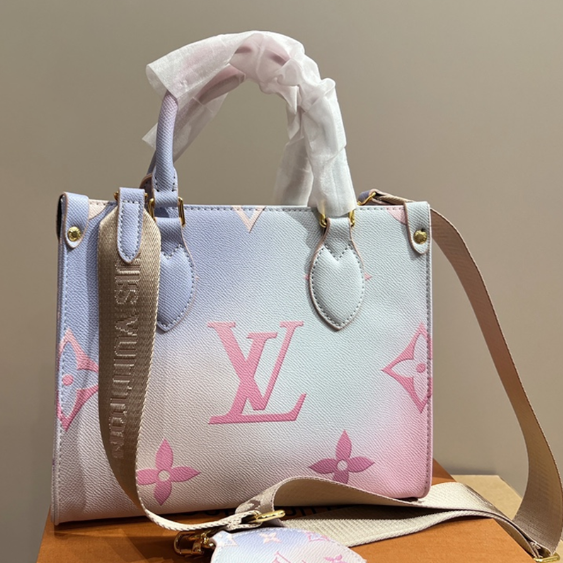 【LOUIS VUITTON】LV2023 新品夏日進月歩水彩ブルーピンク - 画像 (2)