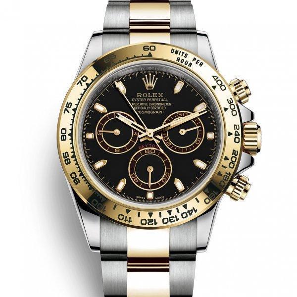 コスモグラフ デイトナ ウォッチ : イエローロレゾール - オイスタースチール&18 CT イエローゴールド - M116503-0004 - 画像 (5)