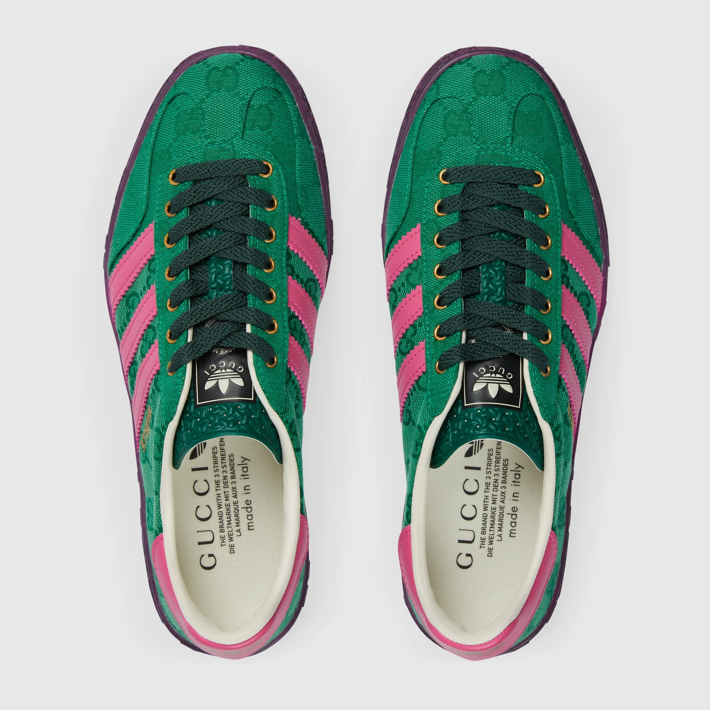 ADIDAS X GUCCI ガゼル スニーカー - 画像 (5)