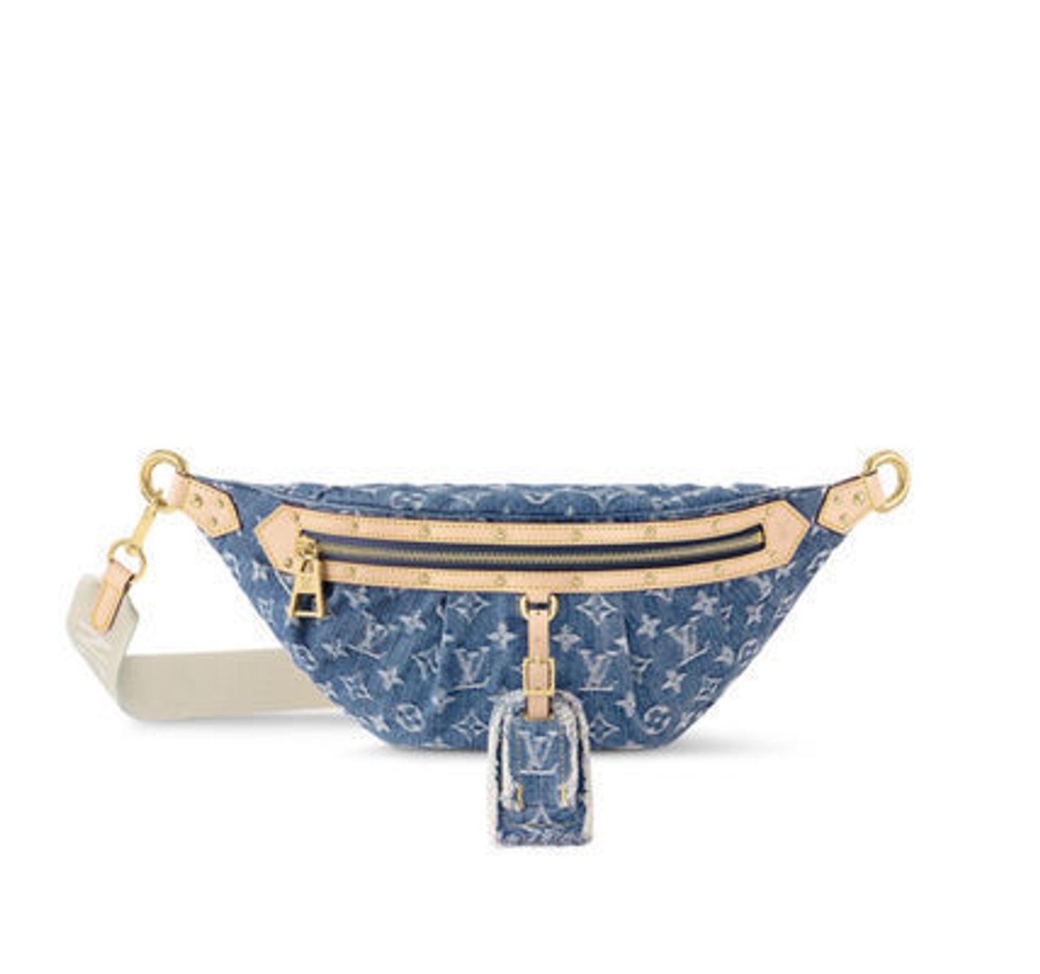 《デニム/可愛いデザイン》LOUIS VUITTON モノグラム バムバッグ M46837 - 画像 (3)