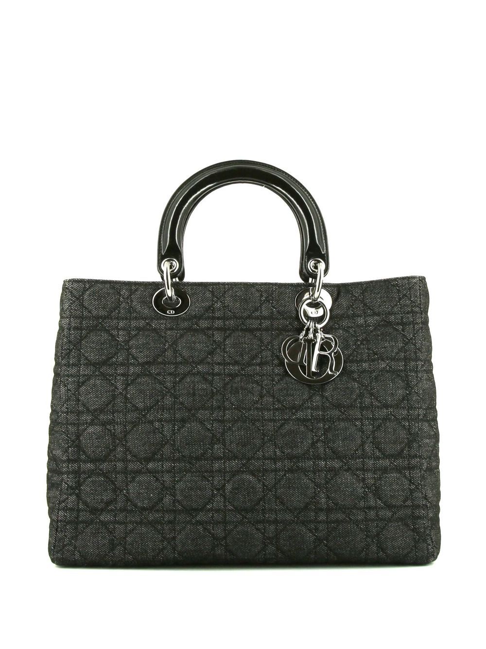 【DIOR】 プレオウンド カナージュ レディ ディオール ハンドバッグ L