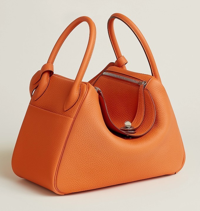 【希少! リンディ 30】HERMES Lindy ショルダー 金具ゴールド - 画像 (3)