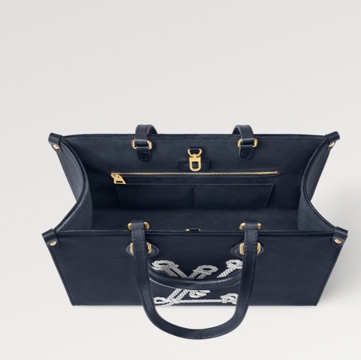 新作24SS【Louis Vuitton】オンザゴー MM トートバック ネイビー M24834 - 画像 (7)