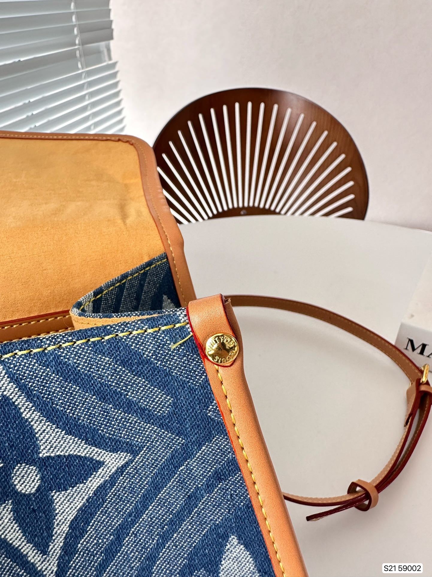 L&V デニムハンドバッグ おしゃれな - 画像 (5)