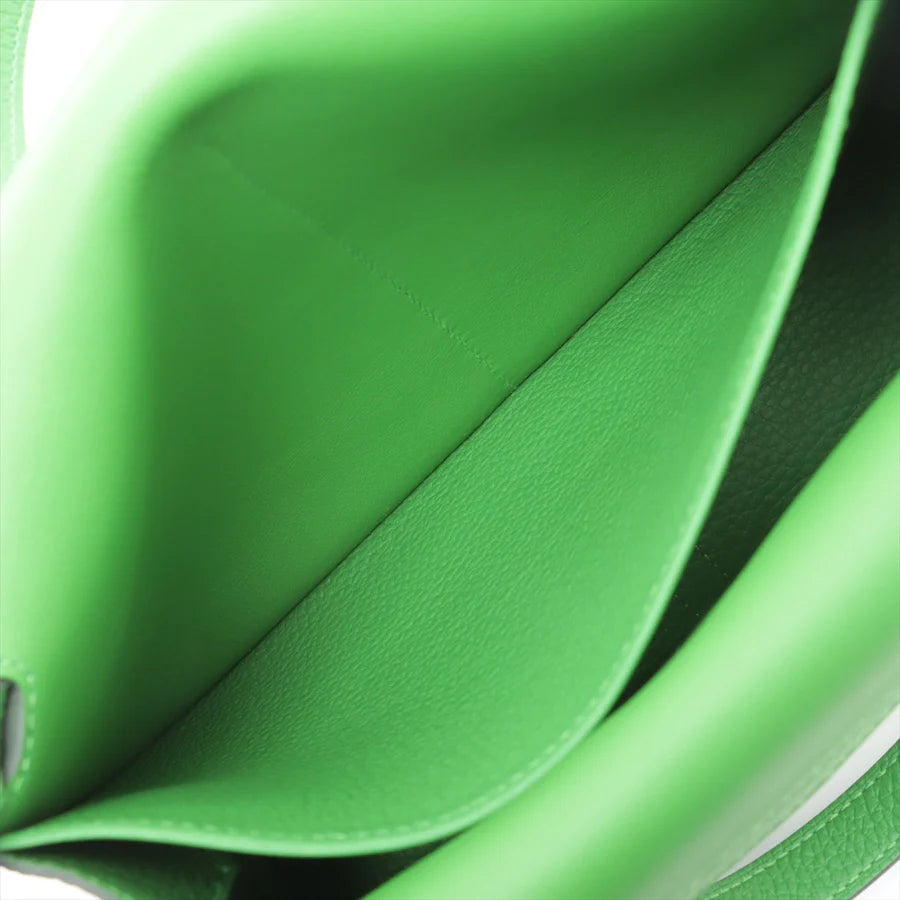 エルメス アルザン25 トリヨンクレマンス ヴェールユッカ シルバー金具 - 画像 (8)