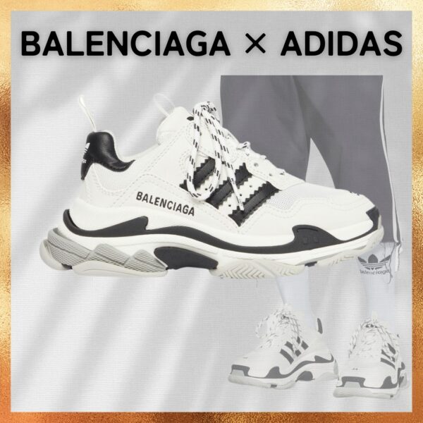adidas × Balenciaga Triple S White(710021W2ZB9112)